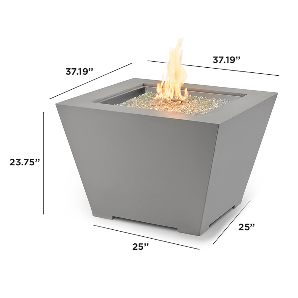 The Outdoor GreatRoom Company CV-2424 Cove Gas Fire Pit, 37.25x37.25-Inch