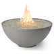 The Outdoor GreatRoom Company CV-30E Cove Edge Round Gas Fire Pit, 42-Inch