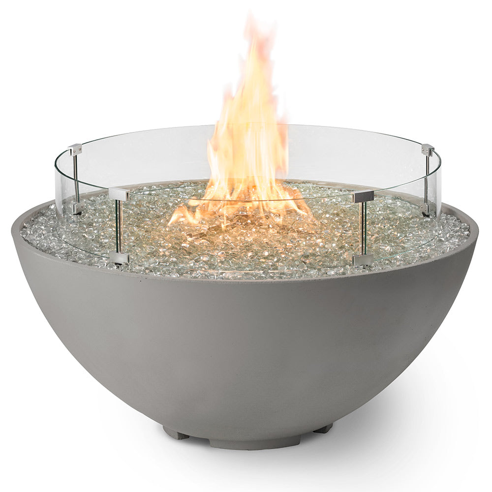 The Outdoor GreatRoom Company CV-30E Cove Edge Round Gas Fire Pit, 42-Inch