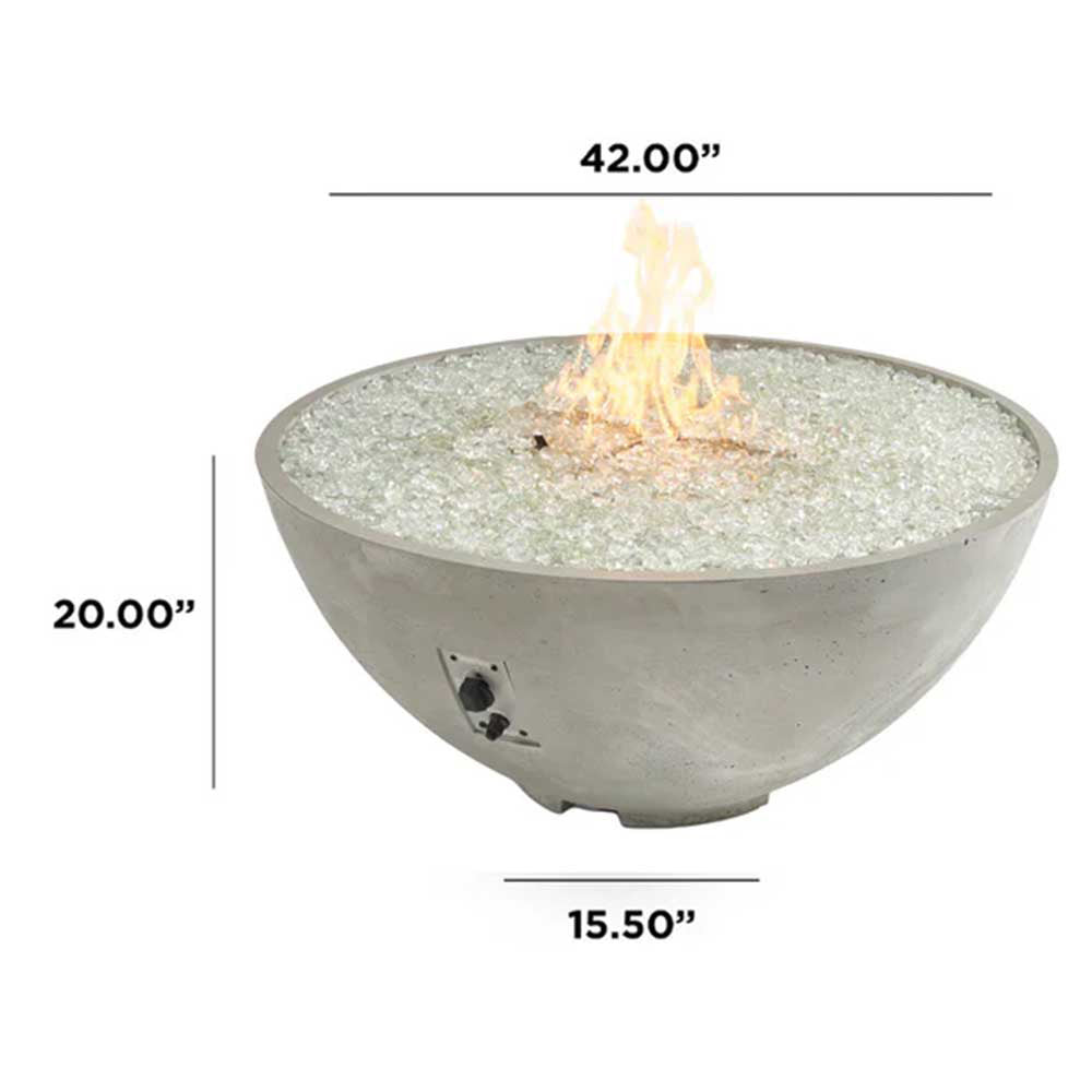 The Outdoor GreatRoom Company Cove 42-Inch Edge Bowl Gas Fire Pit