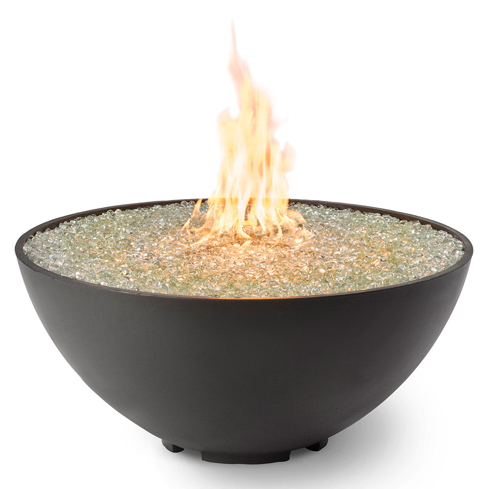 The Outdoor GreatRoom Company CV-30E Cove Edge Round Gas Fire Pit, 42-Inch