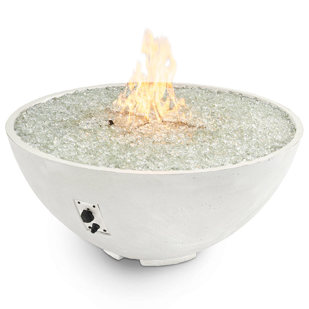 The Outdoor GreatRoom Company CV-30E Cove Edge Round Gas Fire Pit, 42-Inch