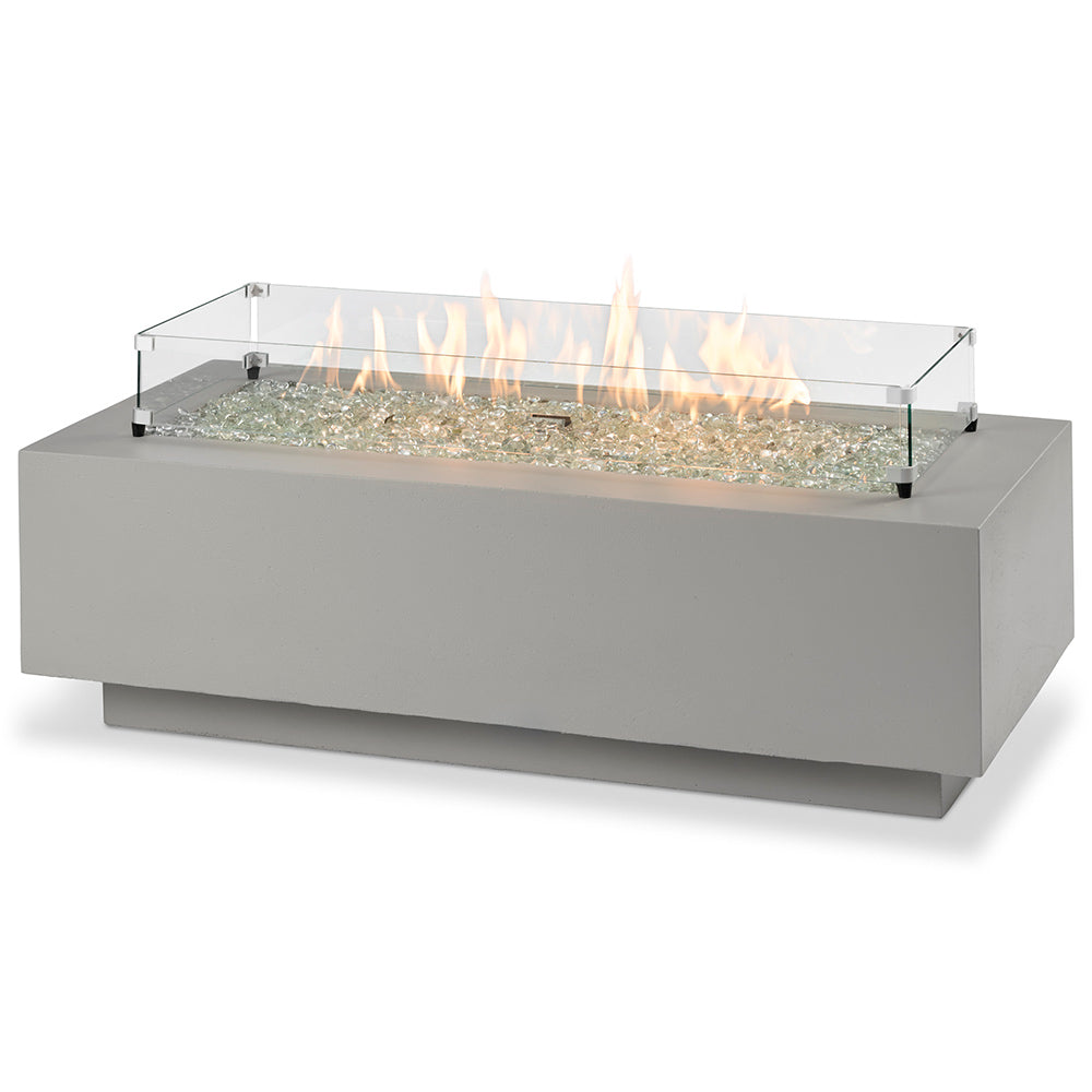 The Outdoor GreatRoom Company CV-54 Cove Linear Gas Fire Pit Table, 54-Inch