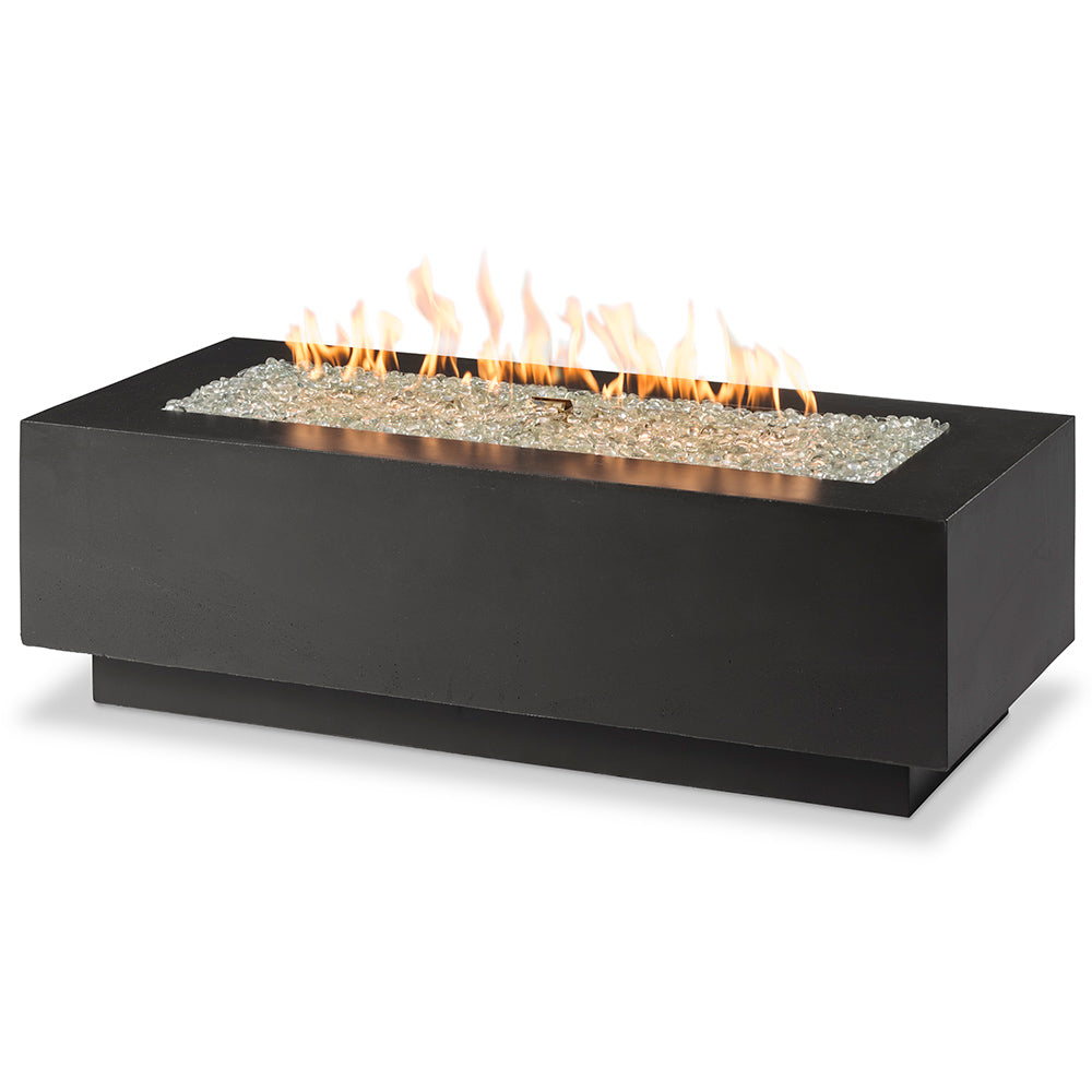 The Outdoor GreatRoom Company CV-54 Cove Linear Gas Fire Pit Table, 54-Inch