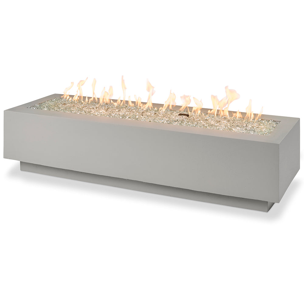 The Outdoor GreatRoom Company CV-72 Cove Linear Gas Fire Pit Table, 72-Inch