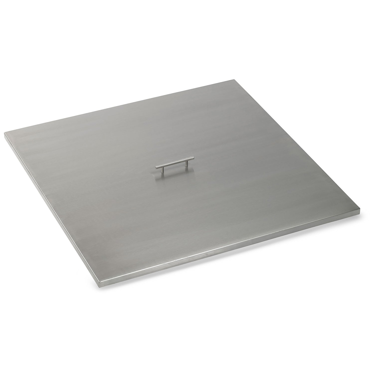 American Fire Glass Fire Pit Burner Cover, Stainless Steel, Square, 39x39 Inch