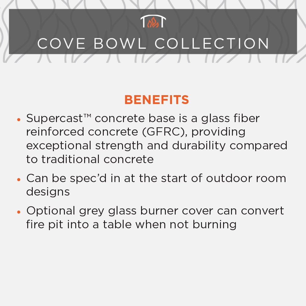 The Outdoor GreatRoom Company Cove 42-Inch Bowl Gas Fire Pit