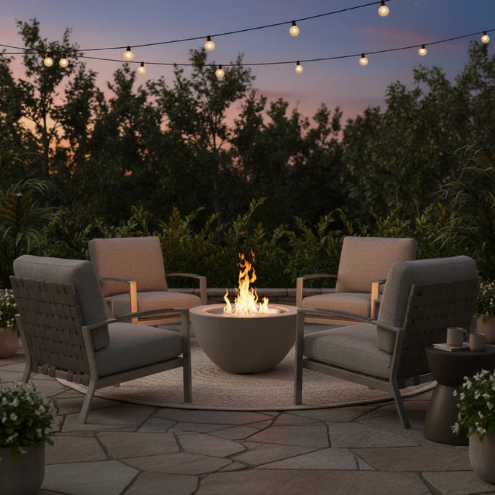 The Outdoor GreatRoom Company Cove 60-Inch Bowl Gas Fire Pit