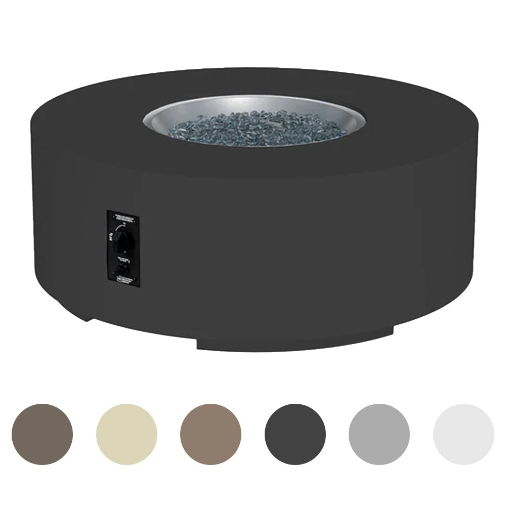 The Outdoor GreatRoom Company Cove 42-Inch Round Gas Fire Pit Table