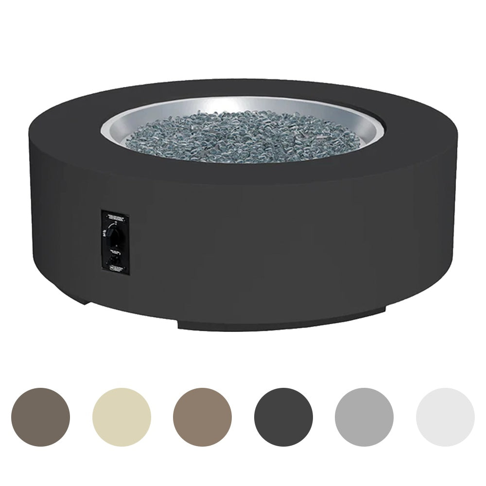 The Outdoor GreatRoom Company Cove 48-Inch Round Gas Fire Pit Table