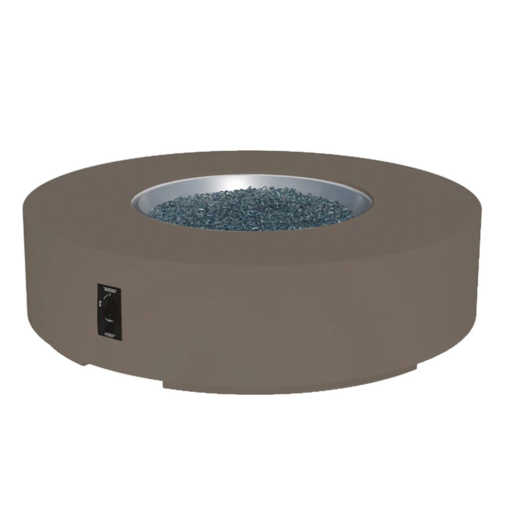 The Outdoor GreatRoom Company Cove 60-Inch Round Gas Fire Pit Table