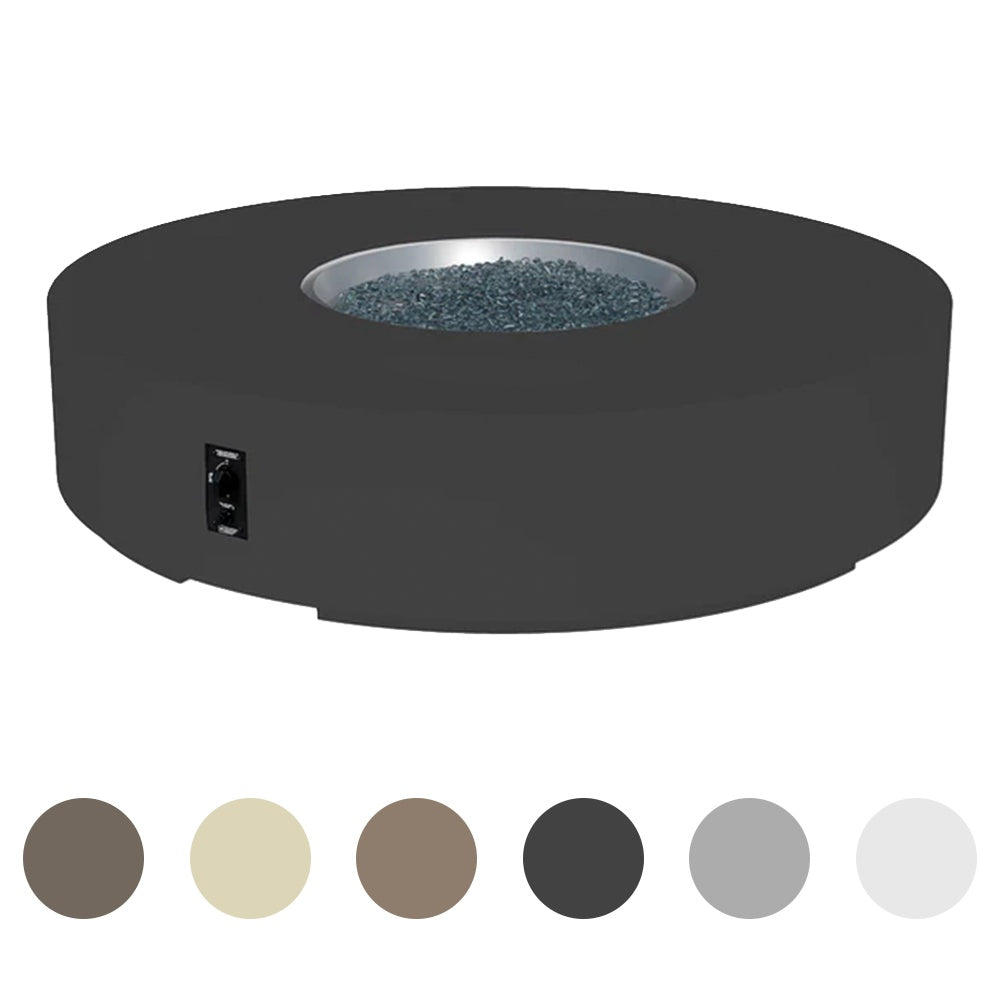 The Outdoor GreatRoom Company Cove 72-Inch Round Gas Fire Pit Table