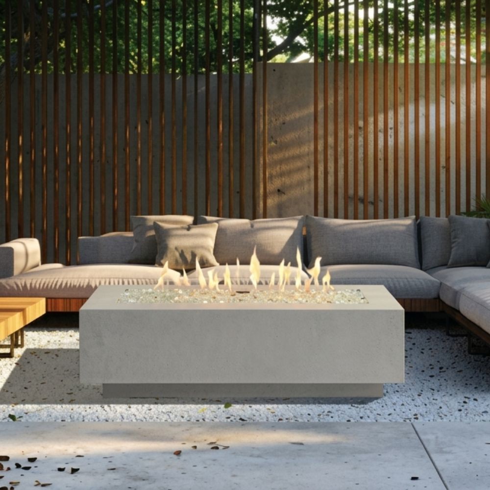 The Outdoor GreatRoom Company Cove 48-Inch Linear Gas Fire Pit Table