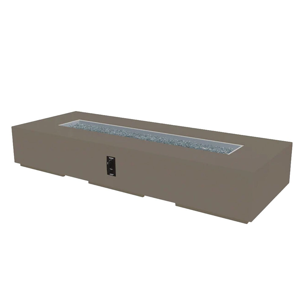 The Outdoor GreatRoom Company Cove 96-Inch Linear Gas Fire Pit Table