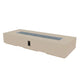 The Outdoor GreatRoom Company Cove 96-Inch Linear Gas Fire Pit Table