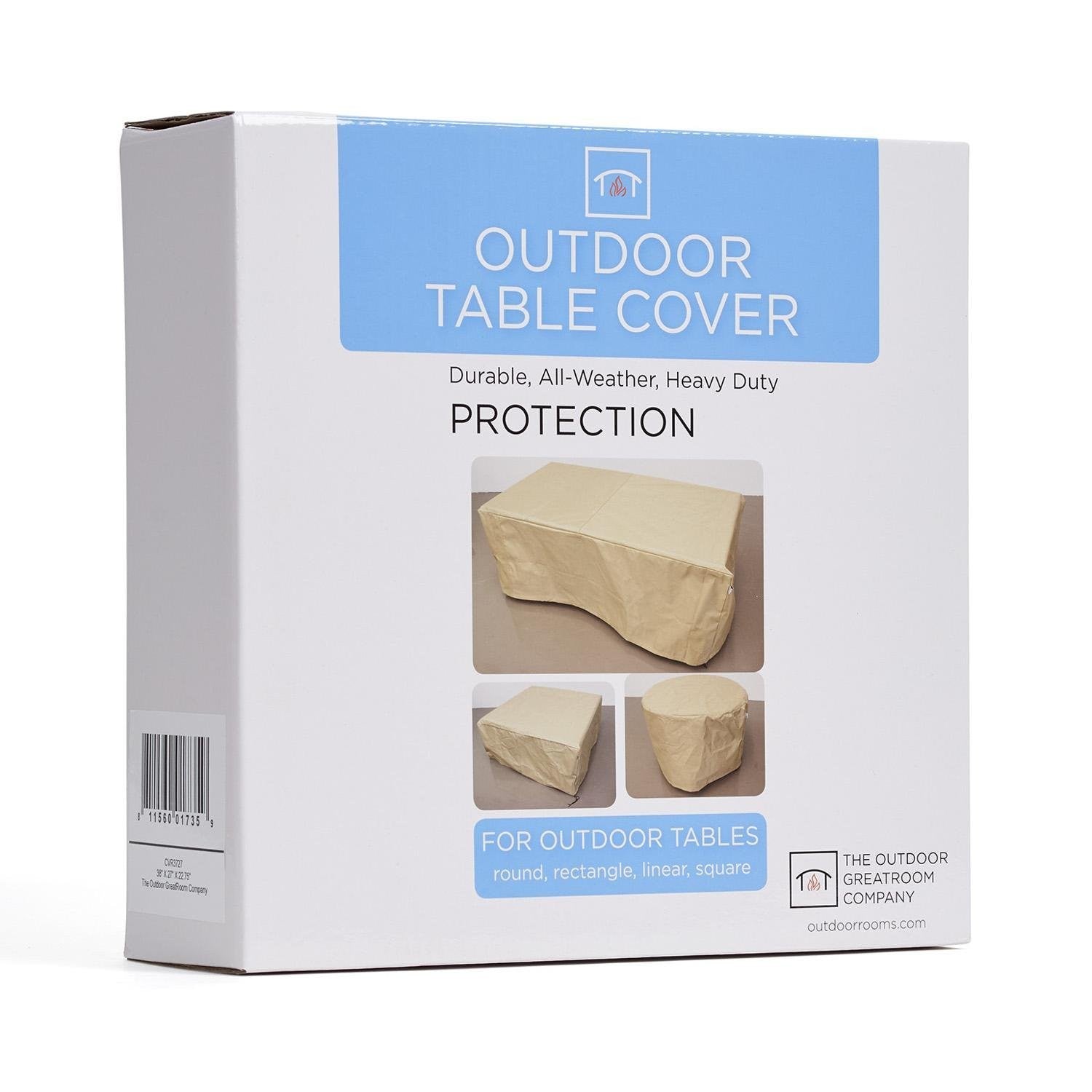 The Outdoor GreatRoom Company Square Polyester Cover, 45.125x45.125-Inches