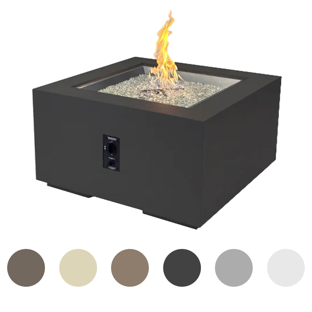 The Outdoor GreatRoom Company Cove 36-Inch Square Gas Fire Pit Table