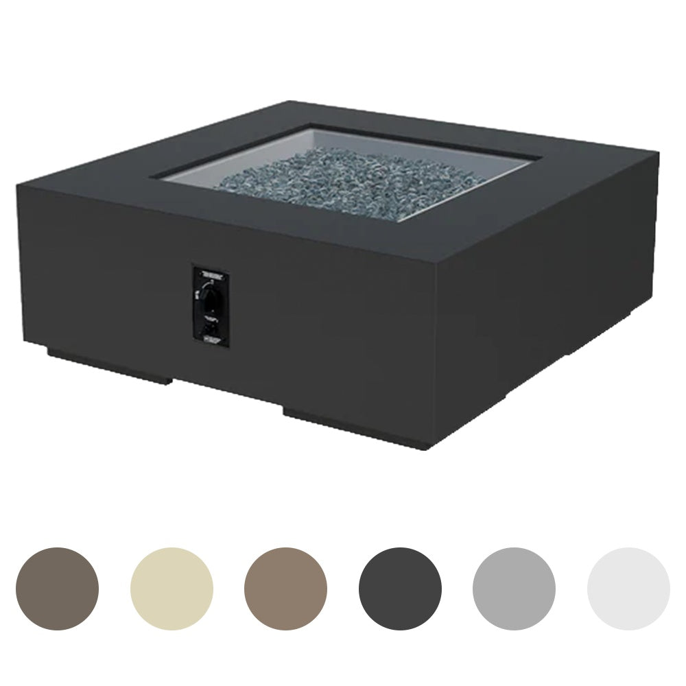 The Outdoor GreatRoom Company Cove 42-Inch Square Gas Fire Pit Table