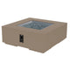 The Outdoor GreatRoom Company Cove 42-Inch Square Gas Fire Pit Table