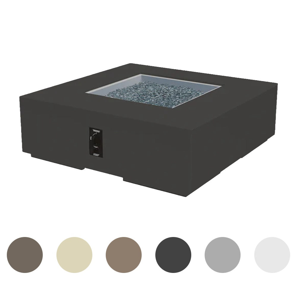 The Outdoor GreatRoom Company Cove 48-Inch Square Gas Fire Pit Table