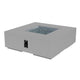 The Outdoor GreatRoom Company Cove 48-Inch Square Gas Fire Pit Table