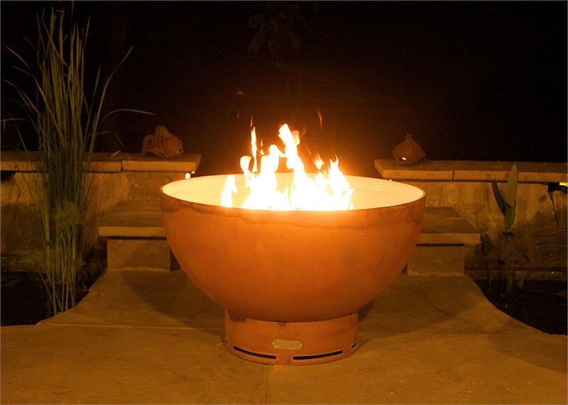 Fire Pit Art Crater Wood Fire Pit