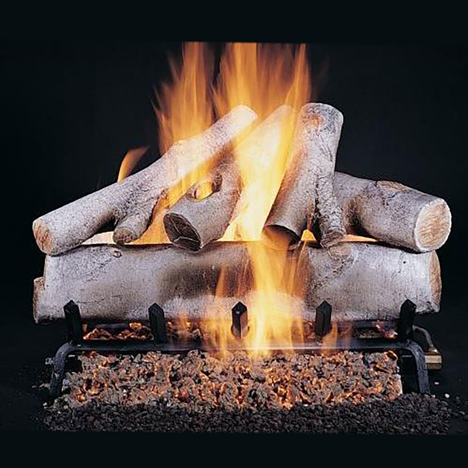 Rasmussen White Birch Gas Logs Only – Firepits Direct