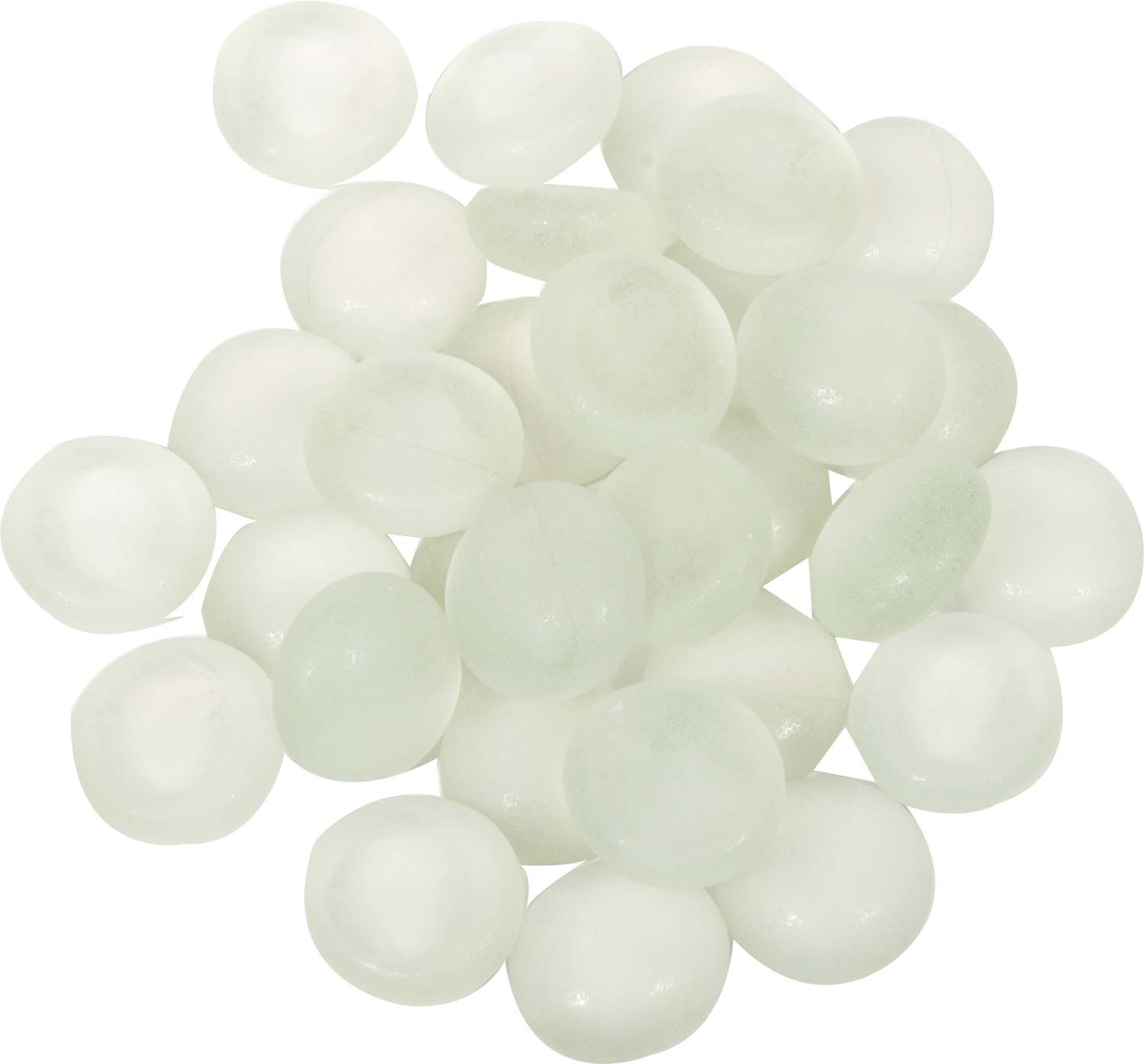 Dagan 3/4-Inch Fire Beads, 10, Frosted