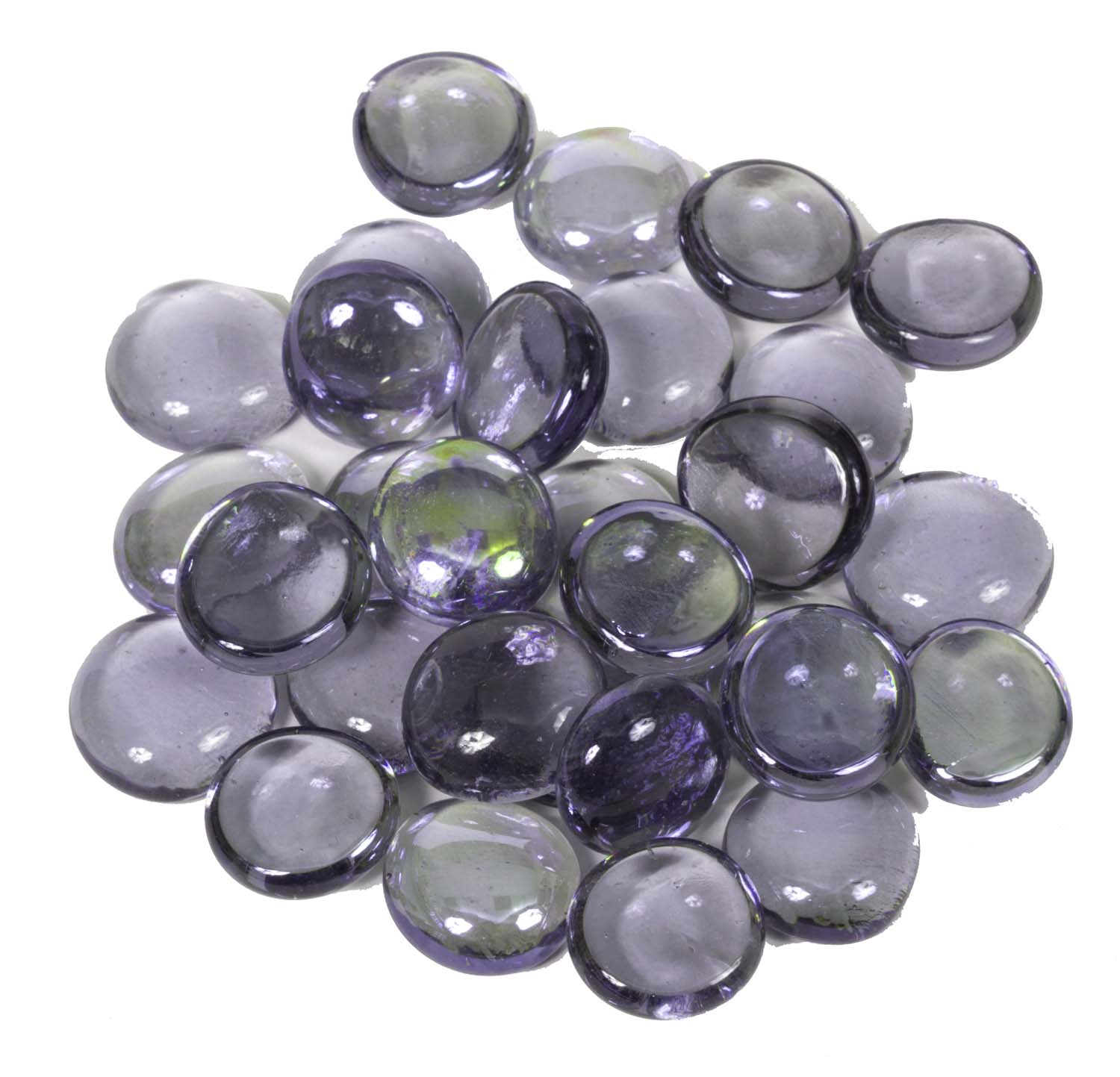 Dagan 3/4-Inch Fire Beads, 10, Purple