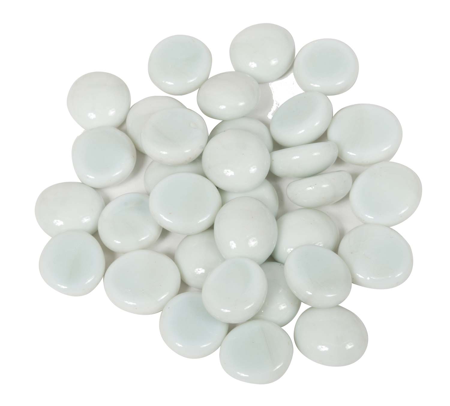 Dagan 3/4-Inch Fire Beads, 10, White