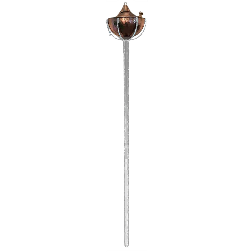 Dagan Stainless Steel with Hammered Copper Plating Torch Bowl