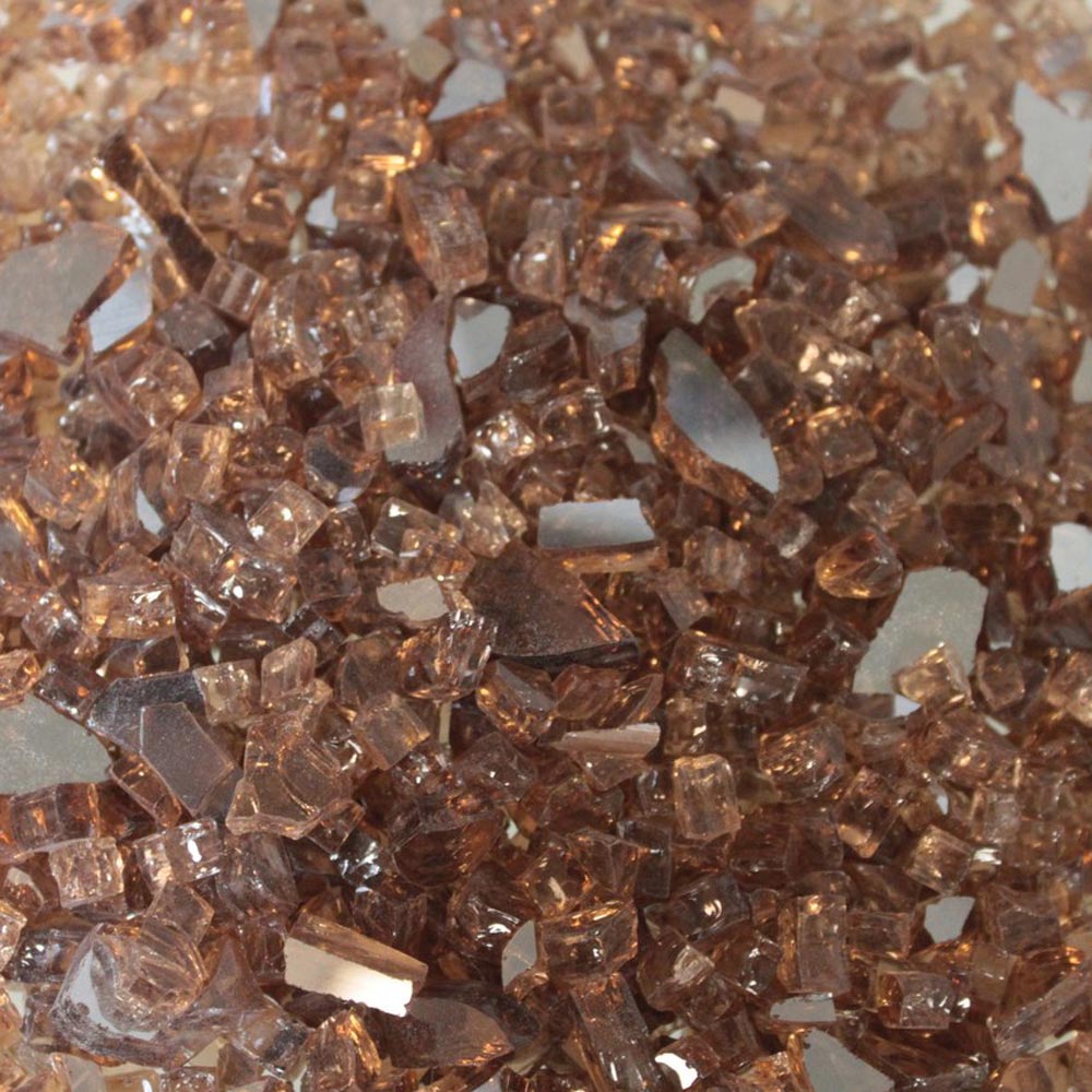 White Mountain Hearth Copper Decorative Crushed Glass, 2.5-Pounds