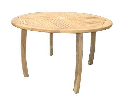 Royal Teak Collection Round Dolphin Teak Table, 50-Inch