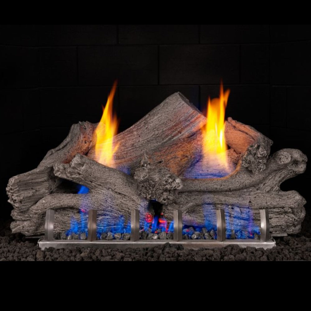 Real Fyre Driftwood Ventless Outdoor Gas Log Set