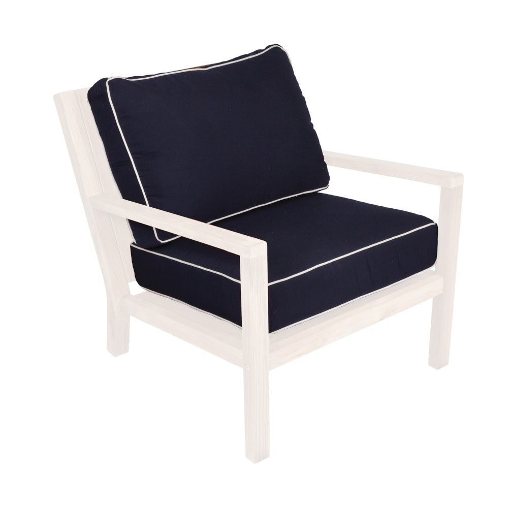 Royal Teak Collection 24x24-Inch Sunbrella Deep Seating Cushions