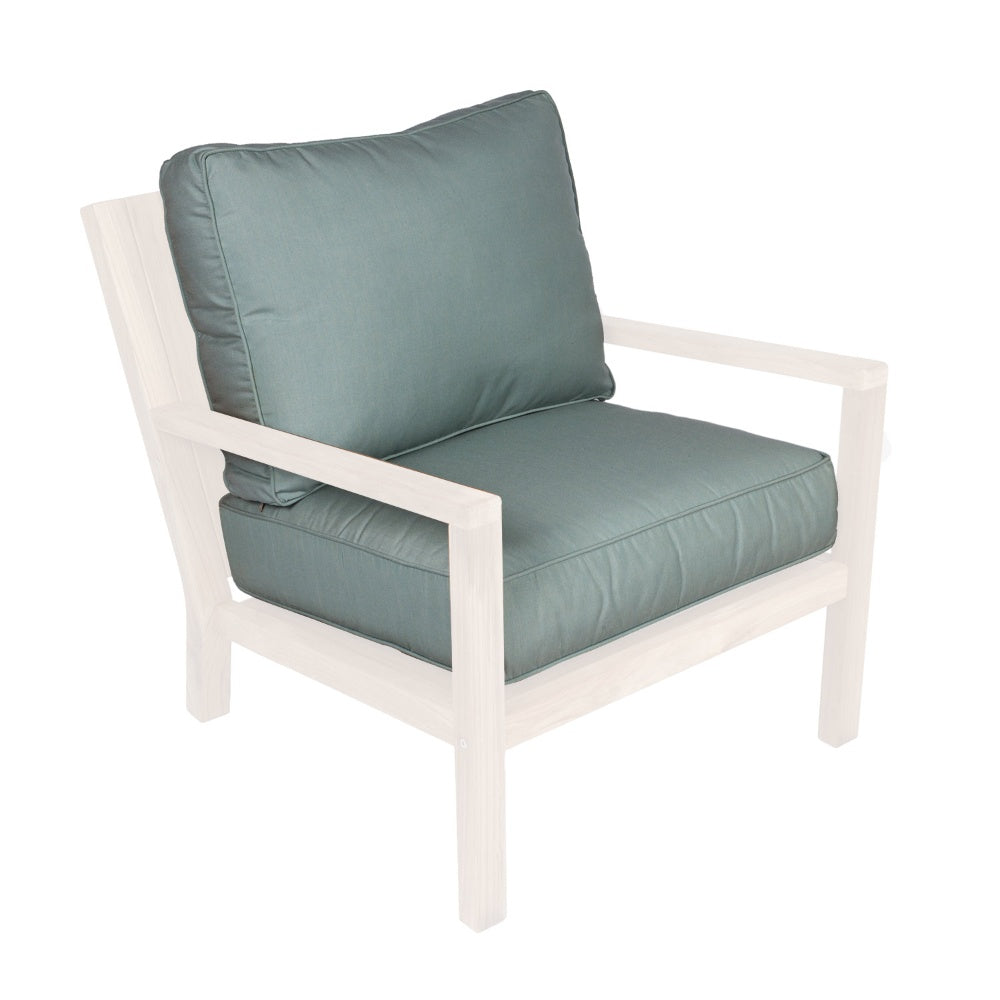 Royal Teak Collection 24x24-Inch Sunbrella Deep Seating Cushions