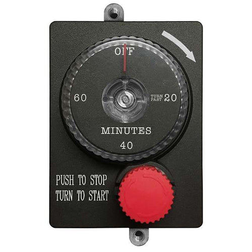 1-Hour Dial Timer with Emergency Shut-Off