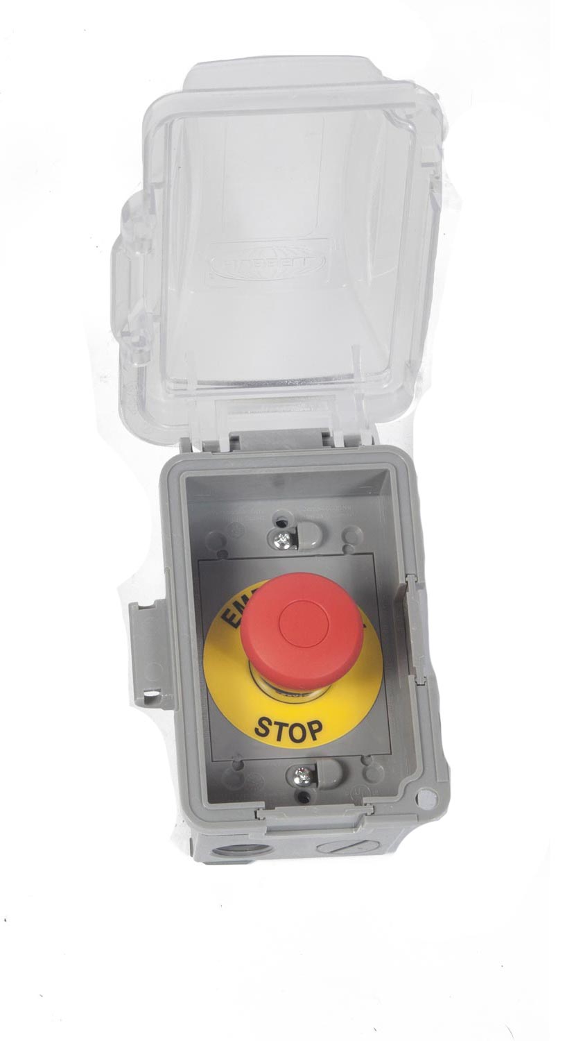 Fire by Design Emergency Shutoff with Exterior Grade Single Gang Box and Bubble Cover