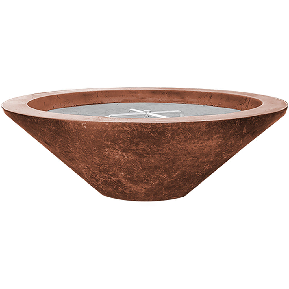 Prism Hardscapes Embarcadero Concrete Gas Fire Pit, 48-Inch