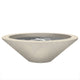 Prism Hardscapes Embarcadero Pedestal Concrete Gas Fire Pit, 31-Inch