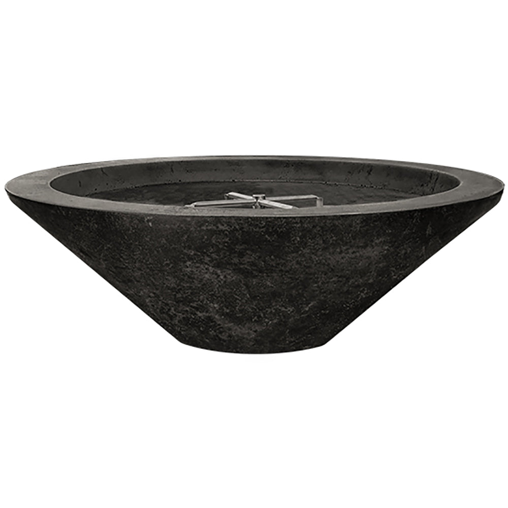Prism Hardscapes Embarcadero Concrete Gas Fire Pit, 48-Inch