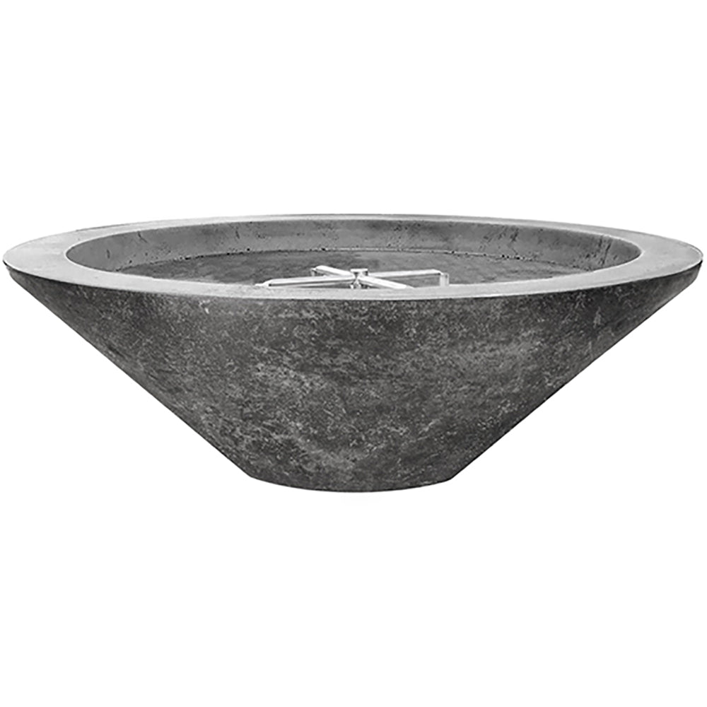 Prism Hardscapes Embarcadero Concrete Gas Fire Pit, 48-Inch