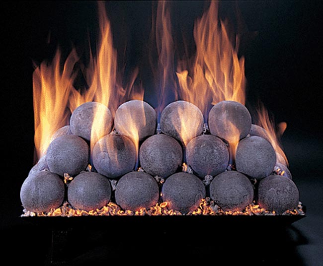 Rasmussen MFB-48-3 Massive Smooth FireBalls for 48-Inch Linear Burner, 5-Inch Diameter