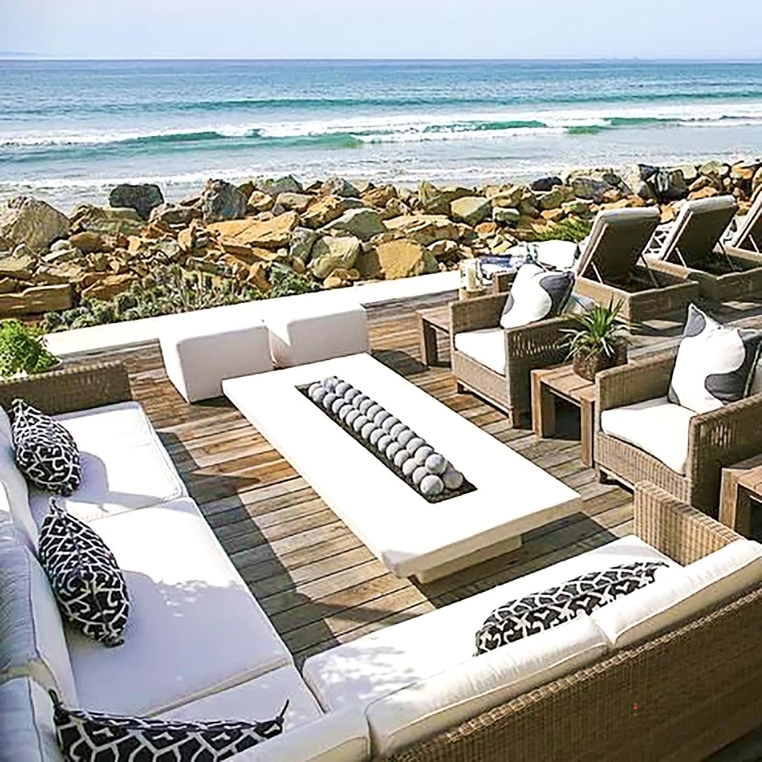 Rasmussen FB24 Smooth FireBalls for 24-Inch Linear Burner, 4-Inch Diameter