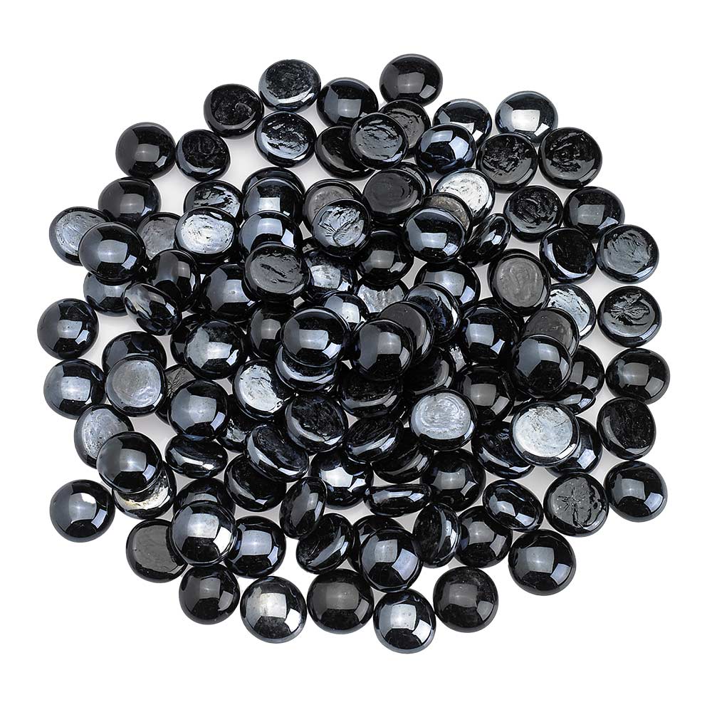 American Fire Glass 1/2-Inch Fire Glass Beads, 10 lbs, Twilight Luster