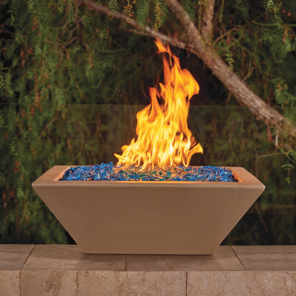 Grand Effects Corinthian Concrete Gas Fire Bowl