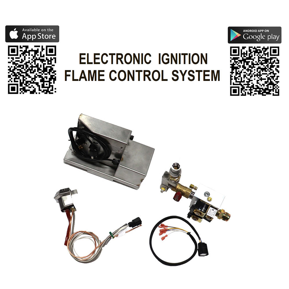 HPC Fire Electronic Ignition Flame Control System for Bluetooth High / Low Fire Pits