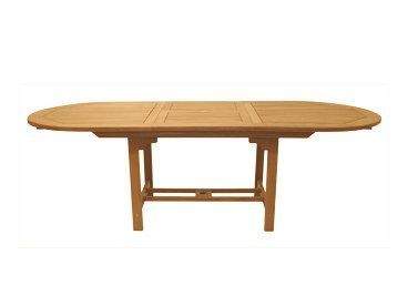 Royal Teak Collection FEO Oval Family Expansion Teak Table