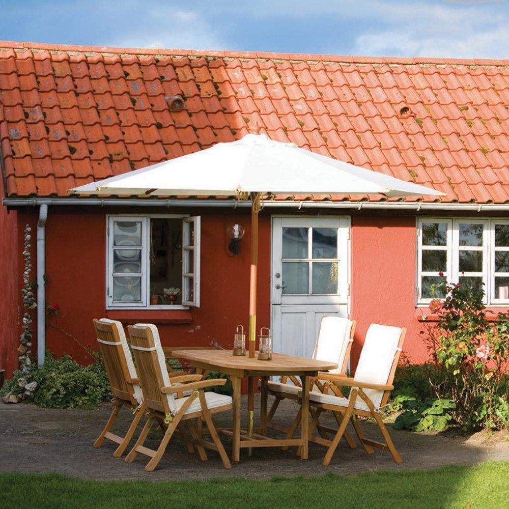 Royal Teak Collection FEO Oval Family Expansion Teak Table