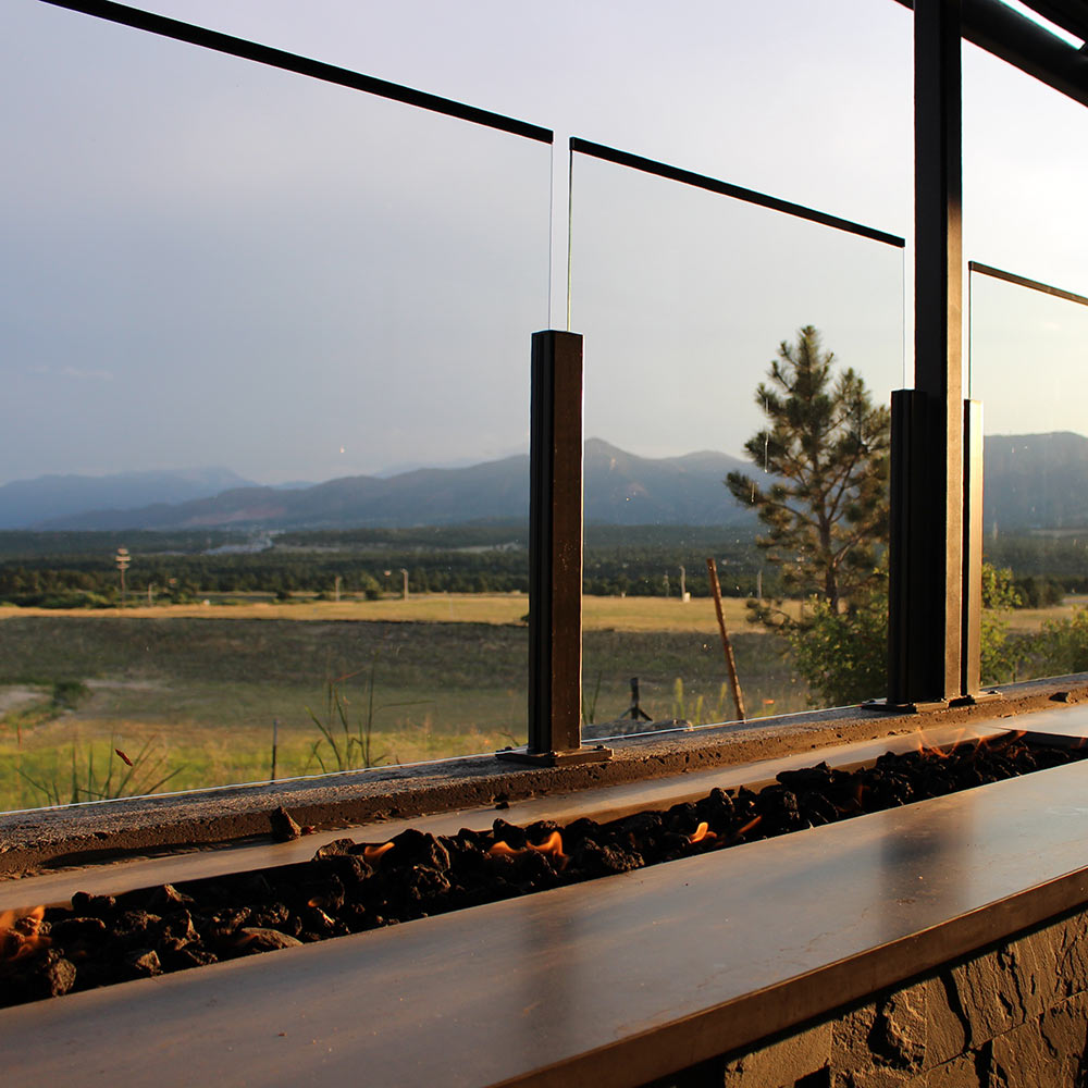 Firegear FG-LOF-SHDMT Line of Fire Match Light Ignition Gas Fire Pit Burner Kit with Drop Pan & Stainless Steel H-Shaped Burner